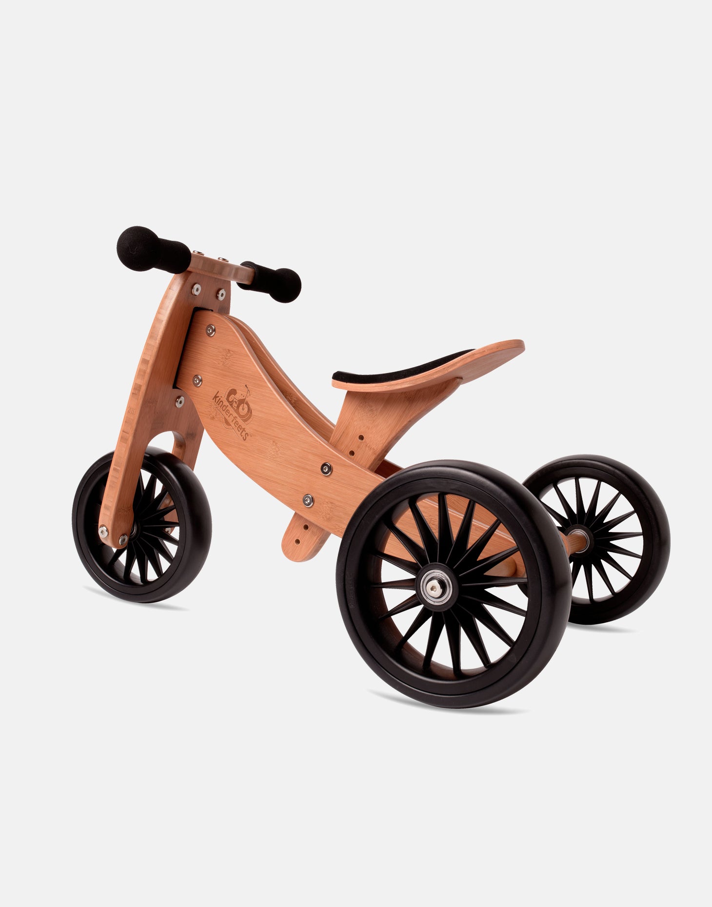Kinderfeets Tiny Tot 2-in-1 PLUS Tricycle & Bike Bamboo