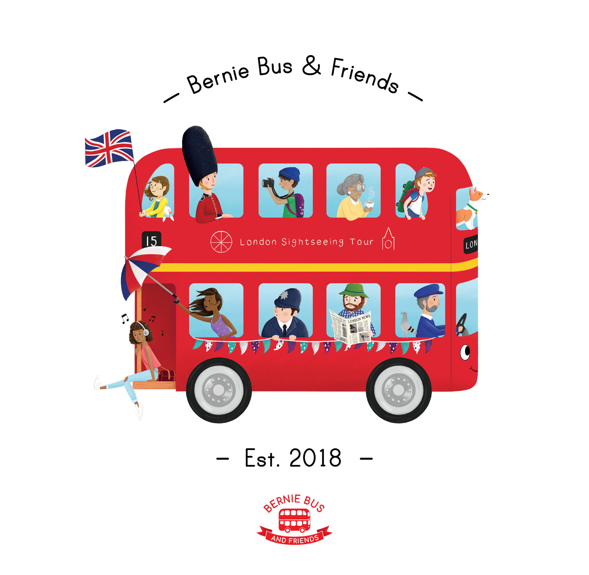 Bernie Bus & Friends Clothing