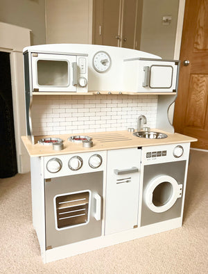 Marshmallow Wooden Play Kitchen