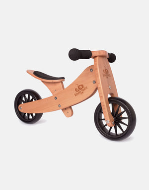 2-in-1 Tiny Tot Tricycle & Bike Bamboo -OUTLET