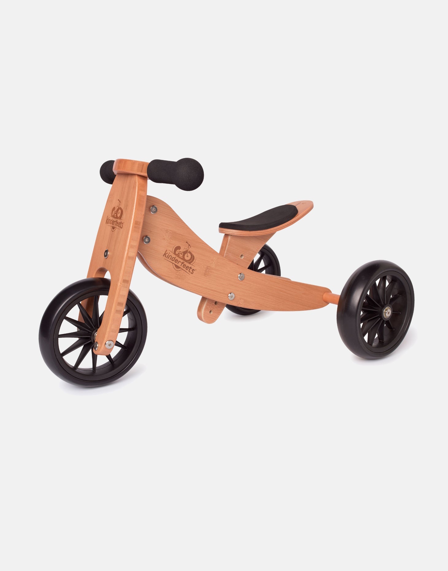 2-in-1 Tiny Tot Tricycle & Bike Bamboo -OUTLET