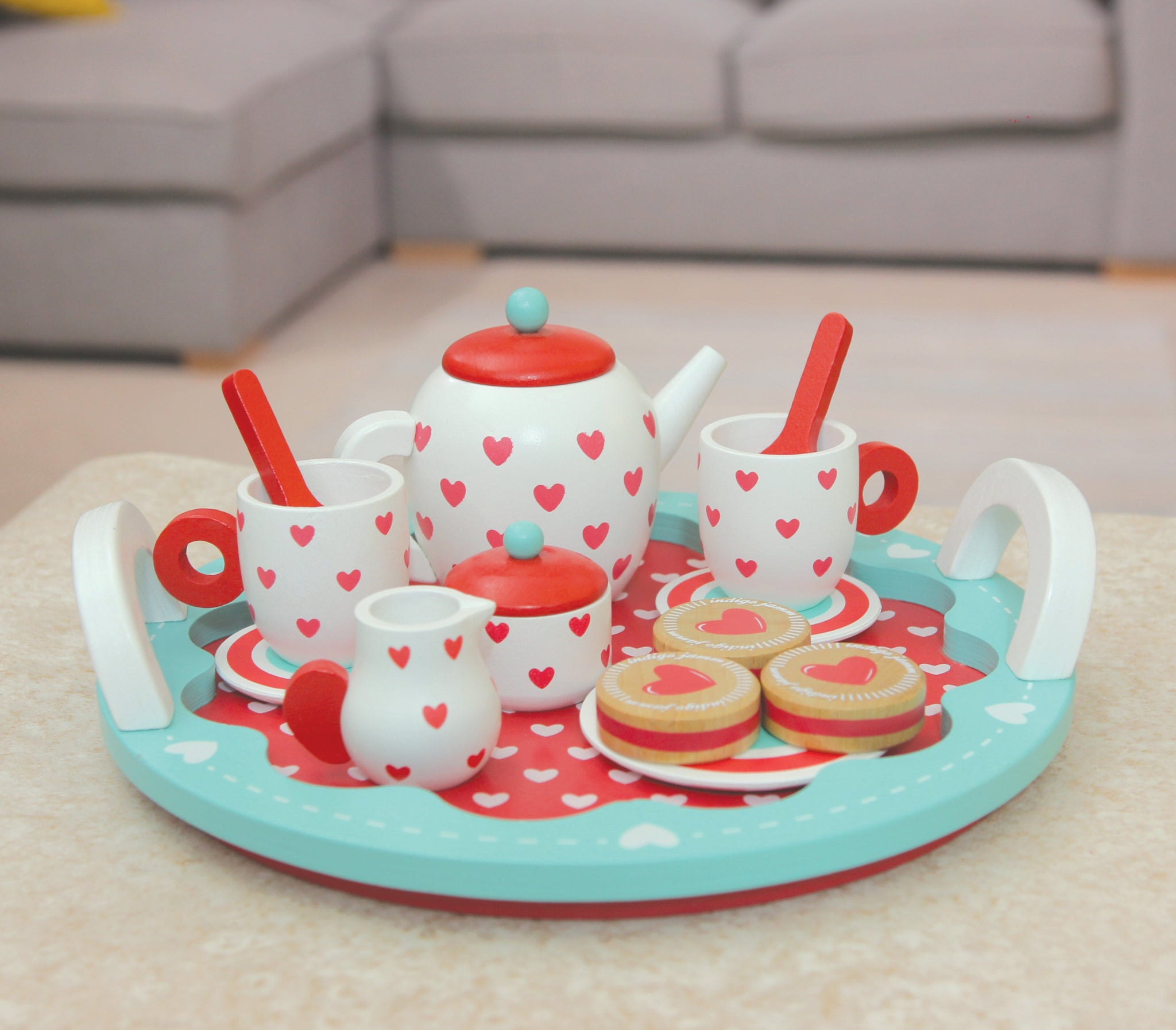 Hearts Tea Set - OUTLET
