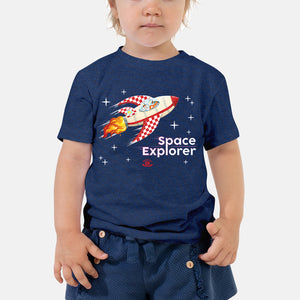 Rocket Ricky Large Print Children's T-Shirt