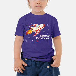 Rocket Ricky Large Print Children's T-Shirt