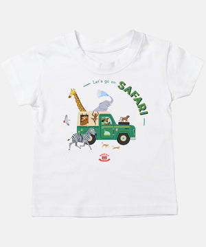 Safari Tess Large Print Children's T-Shirt