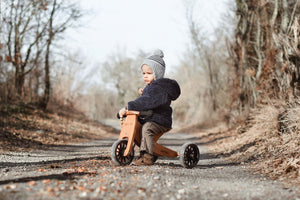 2-in-1 Tiny Tot Tricycle & Bike Bamboo